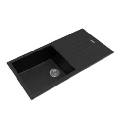 1000mm Granite Stone Kitchen Sink With Drainboard Top/Undermount