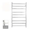 1000x600x120mm Square Chrome Electric Heated Towel Rack 9 Bars -HERA Bathware Sales 1000x600x120mm square chrome electric heated towel rack 9 barschromeheated towel railaquaperla 880160