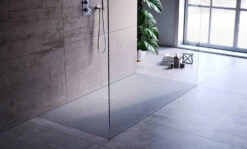 Pietra Shower Base Stone Finish (Made In Italy) | Domus Living