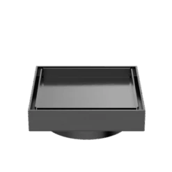 130MM Square Tile Insert Floor Waste 80/100mm Outlet | Nero -HERA Bathware Sales 130mm square tile insert floor waste 80100mm outlet nero80mm outletgun metalshower wastenero tapware 530026
