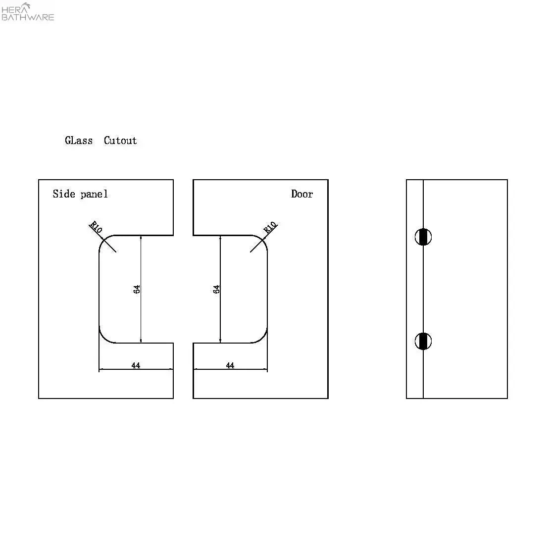 180 DEGREE GLASS TO GLASS SHOWER HINGE 10MM GLASS 180 DEGREE GLASS TO GLASS SHOWER HINGE 10MM GLASS -HERA Bathware Sales 180 degree glass to glass shower hinge 10mm glassbrushed bronzeshower hingenero tapware 149163