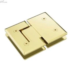 180 DEGREE GLASS TO GLASS SHOWER HINGE 10MM GLASS 5 180 DEGREE GLASS TO GLASS SHOWER HINGE 10MM GLASS -HERA Bathware Sales 180 degree glass to glass shower hinge 10mm glassbrushed goldshower hingenero tapware 989981