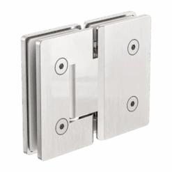 180 DEGREE GLASS TO GLASS SHOWER HINGE 10MM GLASS 4 180 DEGREE GLASS TO GLASS SHOWER HINGE 10MM GLASS -HERA Bathware Sales 180 degree glass to glass shower hinge 10mm glassbrushed nickelshower hingenero tapware 277837