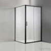 1950mm Semi-Frameless Sliding Screen - Matte Black -HERA Bathware Sales 1950mm semi frameless sliding screen matte blackmatte black1100 1200mmshower screencomplex 212560