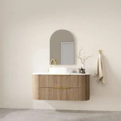 2 Drawers | The Shore Bathroom Wall Hung Vanity 750/900/1200/1500/1800mm