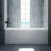 Theo Back To Wall Multifit Bathtub Non Overflow | Ceto -HERA Bathware Sales 23 new 450x450 2