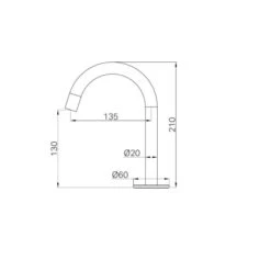 Serenity Basin Arc Spout -HERA Bathware Sales 24C001 pdf 1 600x600 1