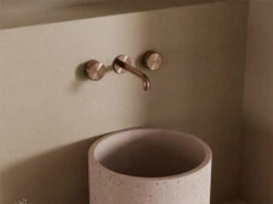 Serenity Wall Basin Set 220mm Spout -HERA Bathware Sales 24D046BZ lifestyle image 2 600x450 1