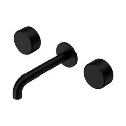 Serenity Wall Basin Set 220mm Spout -HERA Bathware Sales 24D046MB image 1 1