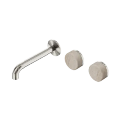 Serenity Wall Basin Set 185mm Offset Spout -HERA Bathware Sales 24D061BN image 1 300x300 2