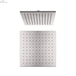 250MM Square Shower Head -HERA Bathware Sales 250mm square shower headbrushed nickelshower headnero tapware 372061