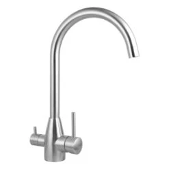 3 Way Pure Drinking Water Hot & Cold Swivel Spout Kitchen Mixer -HERA Bathware Sales 3 way pure drinking water hot cold swivel spout kitchen mixerbrushed nickelkitchen mixeraquaperla 798940
