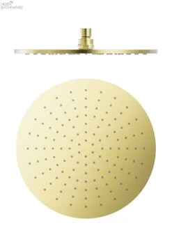 300MM Round Shower Head -HERA Bathware Sales 300mm round shower headbrushed goldshower headnero tapware 599009