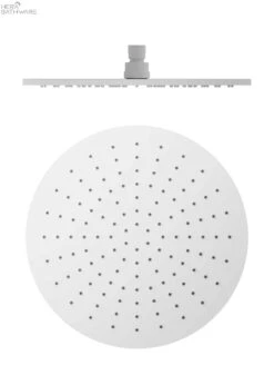 300MM Round Shower Head -HERA Bathware Sales 300mm round shower headmatte whiteshower headnero tapware 977608