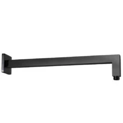 400MM SQUARE Shower Arm - Matte Black