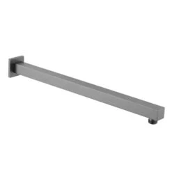 450MM SQUARE Shower Arm - Chrome -HERA Bathware Sales 450mm square shower arm chromegun metalshower armbella vista 767061
