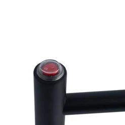 500(W)x520(H)x120(D)mm Round Matte Black Electric Heated Towel Rack 4 Bars 5 500(W)x520(H)x120(D)mm Round Matte Black Electric Heated Towel Rack 4 Bars -HERA Bathware Sales 500wx520hx120dmm round matte black electric heated towel rack 4 barsmatte blackheated towel railaquaperla 991056