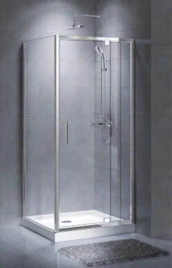 6mm Semi-Frameless Shower Screen Chrome | Polymore