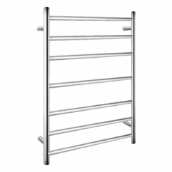 800x600x120mm Round Chrome Electric Heated Towel Rack 7 Bars