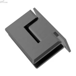 90 DEGREE GLASS TO WALL SHOWER HINGE 10MM GLASS -HERA Bathware Sales 90 degree glass to wall shower hinge 10mm glassgun metalshower hingenero tapware 876135