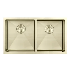 Atlas Handmade Kitchen Sink - 760mm 6 Atlas Handmade Kitchen Sink - 760mm -HERA Bathware Sales BKS HA7644 Gold