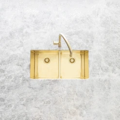 Lavello Kitchen Sink Colander -HERA Bathware Sales Kitchen Combination Overview 1080x1080 Brushed Bronze Gold GIF 2f3138f5 7425 4c28 9d20 41cd95462c16