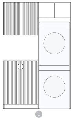 Marlo Black Laundry Kit | 1305*600*2100mm 6 Marlo Black Laundry Kit | 1305*600*2100mm -HERA Bathware Sales LA 1305A MA CC 8b47c2b0 ff36 4239 81bb 87c9fa5d02ce