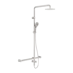 Mecca Care 32mm T-Bar Grab Rail 1100x750mm Twin Shower Set 4 Mecca Care 32mm T-Bar Grab Rail 1100x750mm Twin Shower Set -HERA Bathware Sales NRCS008BN image 1 2