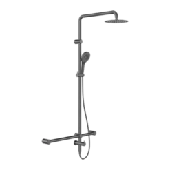 Mecca Care 32mm T-Bar Grab Rail 1100x750mm Twin Shower Set 6 Mecca Care 32mm T-Bar Grab Rail 1100x750mm Twin Shower Set -HERA Bathware Sales NRCS008GM image 1 2 450x450 1