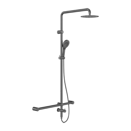 Mecca Care 32mm T-Bar Grab Rail 1100x750mm Twin Shower Set Mecca Care 32mm T-Bar Grab Rail 1100x750mm Twin Shower Set -HERA Bathware Sales NRCS008GM image 1 2 450x450 1