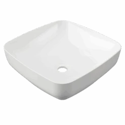 Addison Inset White Ceramic Basin 400mm -HERA Bathware Sales addison inset white ceramic basin 400mmgloss whitebasintimberline 576267