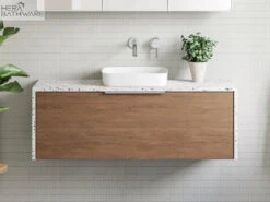 Ainsworth Wall Hung Vanity 600mm - 1800mm -HERA Bathware Sales ainsworth wall hung vanity 600mm 1800mmcenter bowl600mmtimberline 684165
