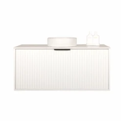 Alia Matte White Fluted Vanity Cabinet Only | Fifth Avenue -HERA Bathware Sales alia matte white fluted vanity cabinet only fifth avenue1200mmvanitiesfifth ave 783361