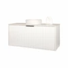 Alia Matte White Fluted Vanity Cabinet Only | Fifth Avenue -HERA Bathware Sales alia matte white fluted vanity cabinet only fifth avenue600mmvanitiesfifth ave 830764