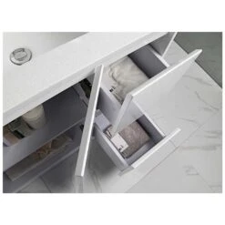 Alice Gloss White Free Standing Vanity - 900mm Drawers On RIGHT 9 Alice Gloss White Free Standing Vanity - 900mm Drawers On RIGHT -HERA Bathware Sales alice gloss white free standing vanity 900mm drawers on rightglossy whitevanitiesaulic 479499