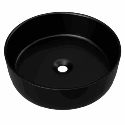 Allure Basin 360mm -HERA Bathware Sales allure basin 360mmmatte blacktimberline 728393