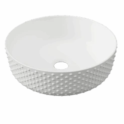 Allure Dimple Basin 360mm -HERA Bathware Sales allure dimple basin 360mmmatte whitetimberline 227666