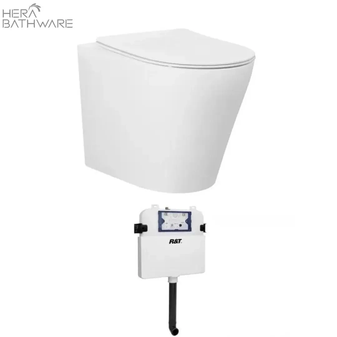 Alzano Matte White in wall Toilet with R&T Cistern Alzano Matte White In Wall Toilet With R&T Cistern -HERA Bathware Sales alzano matte white in wall toilet with rt cisternmatte whitetoiletinspire bathware 135802
