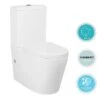 ALZANO RIMLESS TOILET SUITE - GEBERIT CIRSTERN -HERA Bathware Sales alzano rimless toilet suite geberit cirsternstandard seattoiletinspire bathware 225512