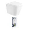 ALZANO WALL HUNG PAN GEBERIT INWALL CISTERN SET -HERA Bathware Sales alzano wall hung pan geberit inwall cistern setslim seattoiletinspire bathware 470748