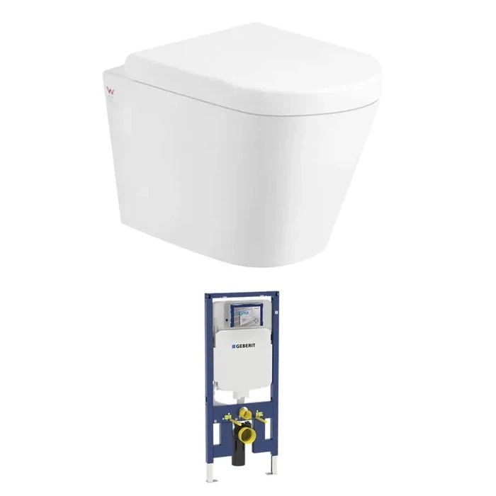 ALZANO WALL HUNG PAN GEBERIT INWALL CISTERN SET ALZANO WALL HUNG PAN GEBERIT INWALL CISTERN SET -HERA Bathware Sales alzano wall hung pan geberit inwall cistern setslim seattoiletinspire bathware 470748
