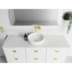 Anna Freestanding Vanity 750mm -HERA Bathware Sales anna freestanding vanity 750mmcenter bowlsymphony topvanitiesmarquis 290114