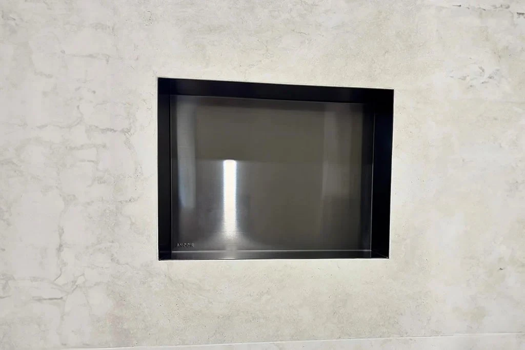 Anook® Shower Niche 600 x 400mm Anook® Shower Niche 600 X 400mm -HERA Bathware Sales anook shower niche 900 x 400mmpolished stainless steelwall nicheart australia 321357 4