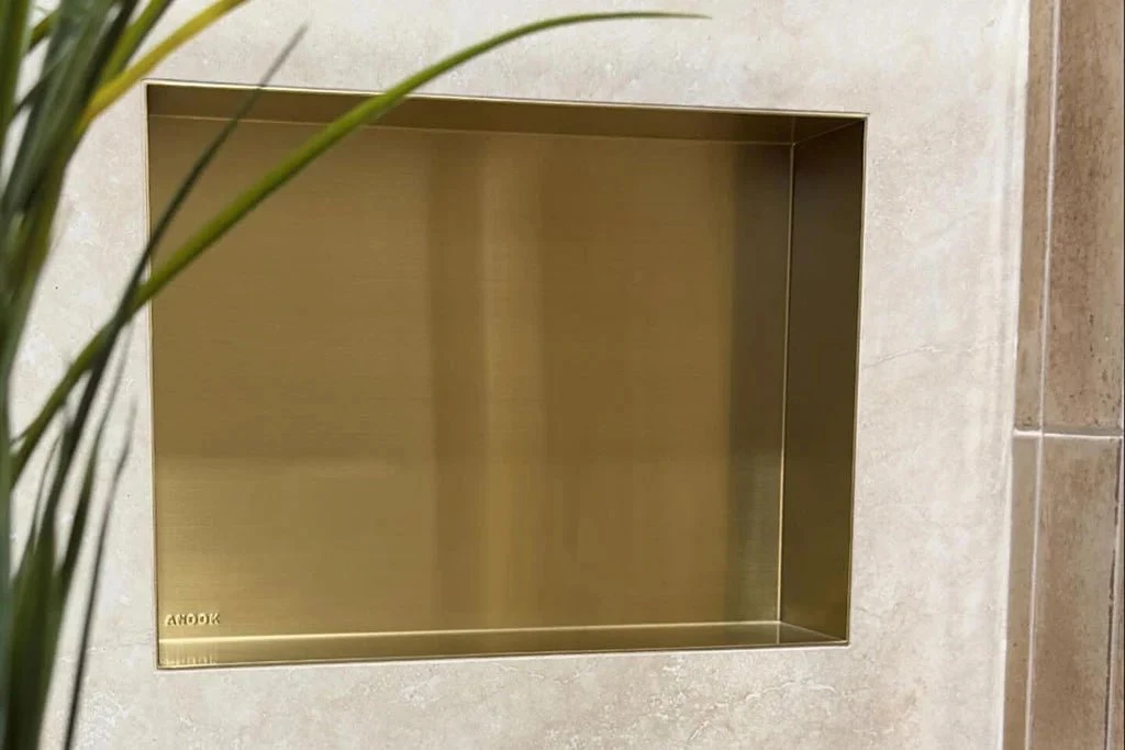Anook® Shower Niche 600 x 400mm Anook® Shower Niche 600 X 400mm -HERA Bathware Sales anook shower niche 900 x 400mmpolished stainless steelwall nicheart australia 556505 4