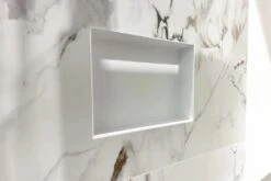 Foot Anook® Shower Niche - 200 X 100mm -HERA Bathware Sales anook shower niche 900 x 400mmpolished stainless steelwall nicheart australia 560021 5