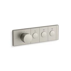 Anthem Recessed Mechanical Thermostatic Control 3 Outlet 4 Anthem Recessed Mechanical Thermostatic Control 3 Outlet -HERA Bathware Sales anthem recessed mechanical thermostatic control 3 outlettrim kitbrushed nickelkohler 745927
