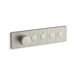 Anthem Recessed Mechanical Thermostatic Control 4 Outlet -HERA Bathware Sales anthem recessed mechanical thermostatic control 4 outlettrim kitbrushed nickelkohler 482736