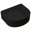 Archie Above Counter Grooved Basin -HERA Bathware Sales archie above counter grooved basinmatte blackabove counter basinbest bm 786030