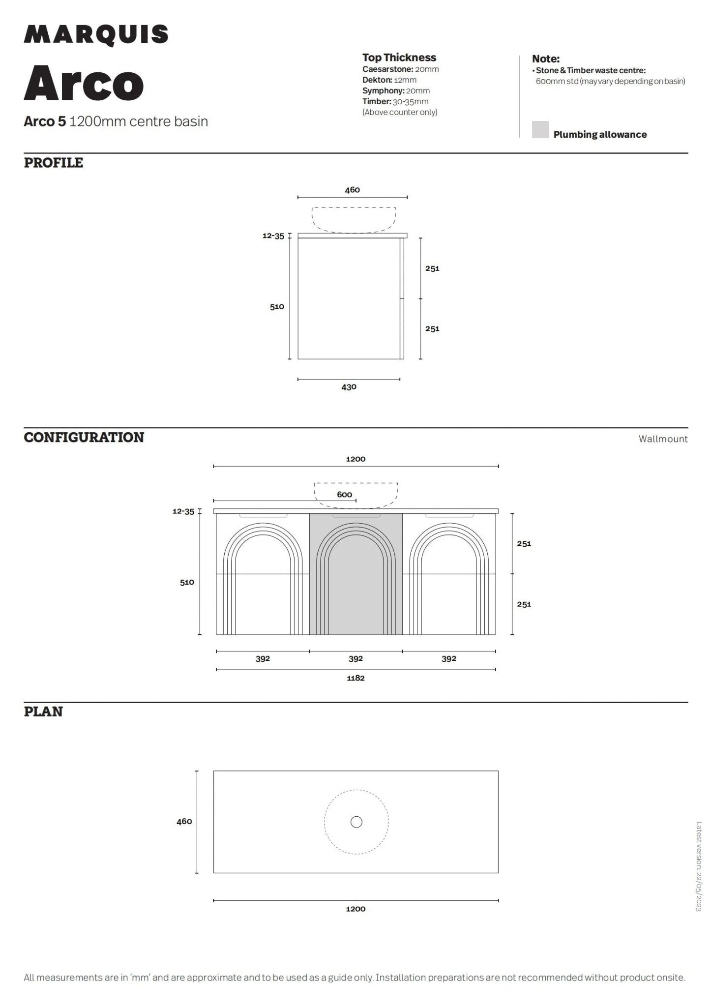 Arco 1200mm Bathroom Wall Hung Vanity Arco 1200mm Bathroom Wall Hung Vanity -HERA Bathware Sales arco 1200mm bathroom wall hung vanitysymphony topcenter bowlvanitiesmarquis 664671