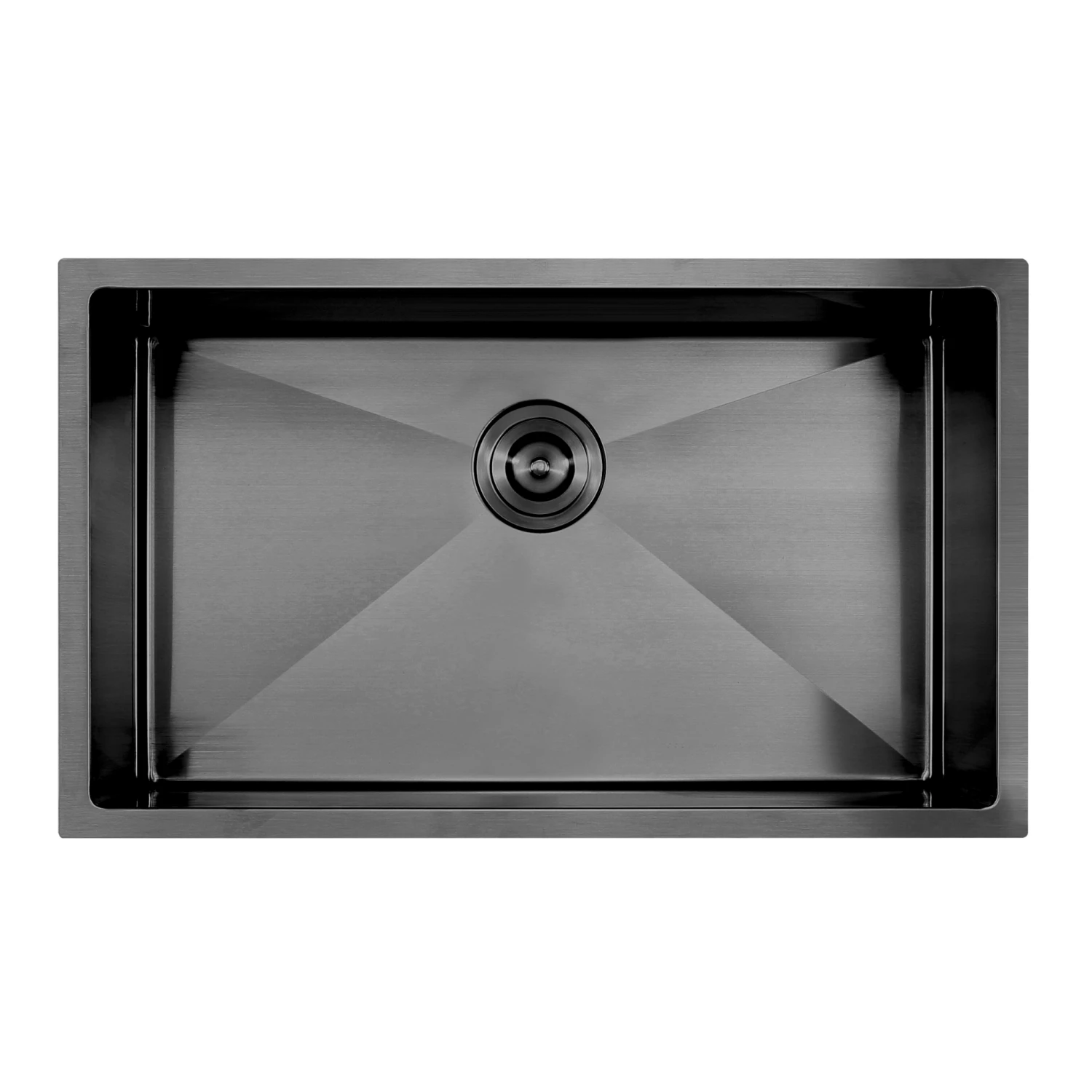 Atlas Handmade Kitchen Sink - 700mm Atlas Handmade Kitchen Sink - 700mm -HERA Bathware Sales atlas handmade kitchen sink 700mmbrushed gunmetal blackkitchen sinkbest bm 452321